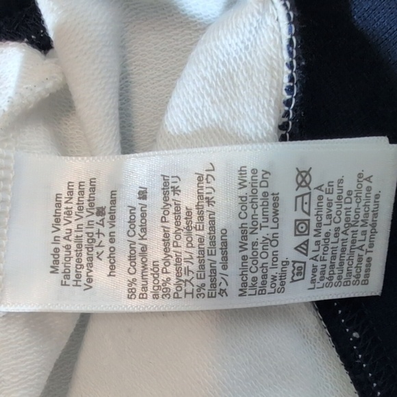 J.Crew Fleece Color Blocked Sweatshirt Size Large - Picture 7 of 7